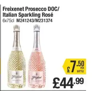 Makro Freixenet Prosecco DOC/ Italian Sparkling Rosé offer