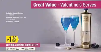 Makro AU VODKA COSMIC BERRIES FIZZ offer