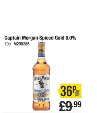 Makro Captain Morgan Spiced Gold 0.0% offer