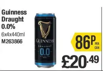 Makro Guinness Draught 0.0% offer