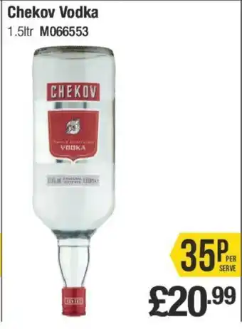 Makro Chekov Vodka offer
