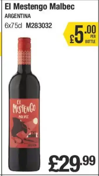 Makro El Mestengo Malbec offer