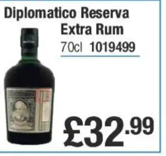 Makro Diplomatico Reserva Extra Rum offer