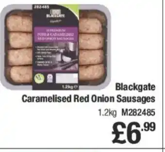 Makro Blackgate Caramelised Red Onion Sausages offer
