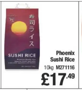 Makro Phoenix Sushi Rice 10kg offer
