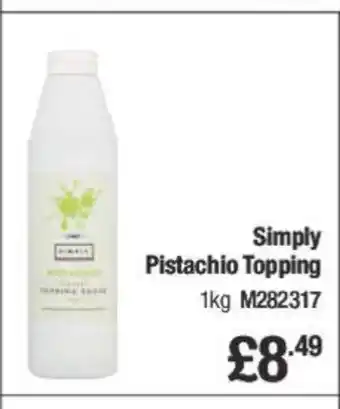 Makro Simply Pistachio Topping offer