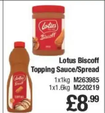 Makro Lotus Biscoff Topping Sauce/Spread offer