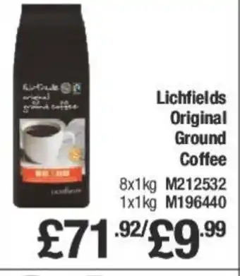 Makro Lichfields Original Ground Coffee offer
