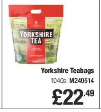 Makro Yorkshire Teabags offer