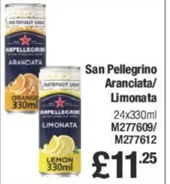 Makro San Pellegrino Aranciata/ Limonata offer