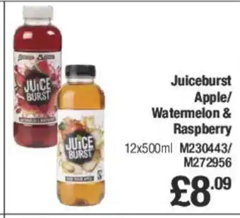 Makro Juiceburst Apple/ Watermelon & Raspberry offer