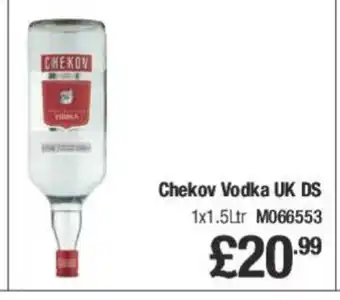 Makro Chekov Vodka UK DS offer