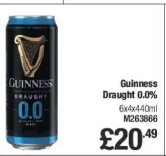 Makro Guinness Draught 0.0% offer
