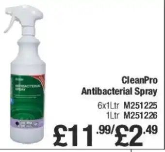 Makro CleanPro Antibacterial Spray offer