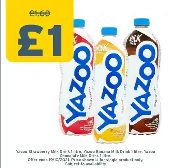Yazzo Strawberry Milk Drink Yazzo Banana Milk Drink Yazoo Chocolate Milk Drink