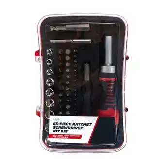 Asda ASDA 65pc Ratchet Screwdriver Bit Set offer