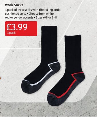 Aldi Work Socks offer