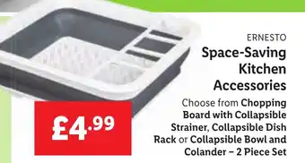 Lidl ERNESTO Space-Saving Kitchen Accessories offer