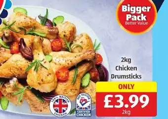Aldi 2kg Chicken Drumsticks offer