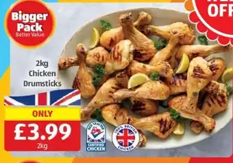 Aldi 2kg Chicken Drumsticks offer