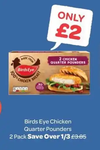 Spar Birds Eye Chicken Quarter Pounders 2 Pack offer