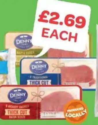 Spar Denny Thick Cut Bacon Maple/ Hickory / Traditional 240g offer