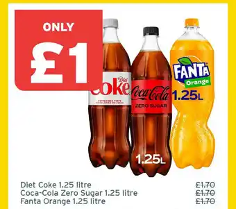 One Stop Diet Coke Coca-cola Zero Sugar Fanta Orange offer