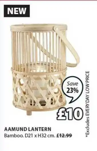 JYSK Aamund Lantern offer