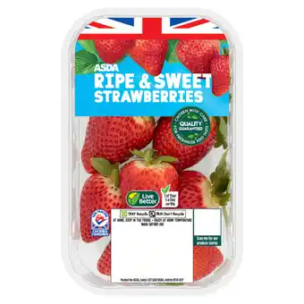 Asda ASDA Ripe & Sweet Strawberries offer