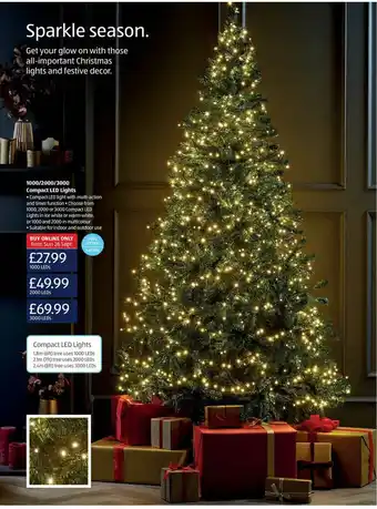 Aldi 1000 2000 3000 Compact Led Lights offer