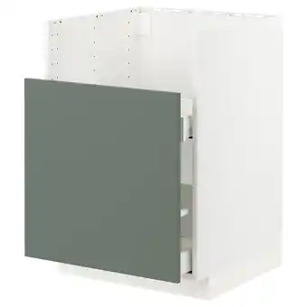 IKEA Metod Base cab f tallsjÖn sink, white/bodarp grey-green, 60x60 cm offer