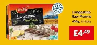 Lidl Langostino Raw Prawns 400g offer