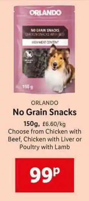 Lidl No Grain Snacks 150g offer