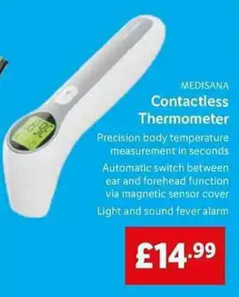 Lidl Contactless Thermometer offer