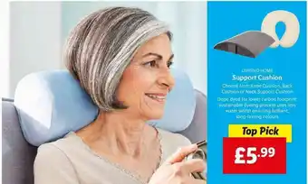 Lidl Support Cushion offer