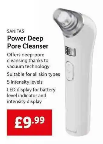 Lidl Power Deep Pore Cleanser offer