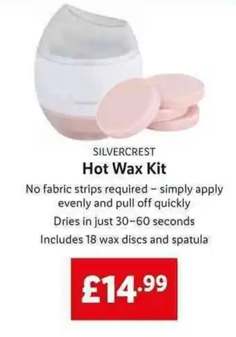 Lidl Hot Wax Kit offer