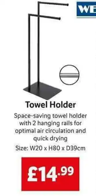 Lidl Towel Holder offer