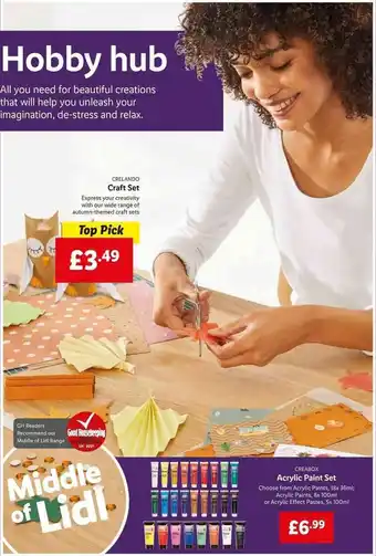 Lidl Craft Set offer