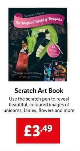 Lidl Scratch Art Book offer
