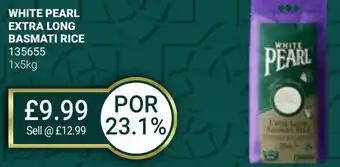 Bestway WHITE PEARL EXTRA LONG BASMATI RICE offer