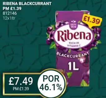 Bestway RIBENA BLACKCURRANT offer
