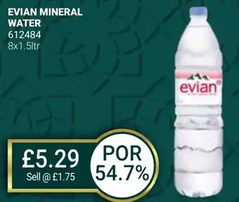 Bestway EVIAN MINERAL WATER offer
