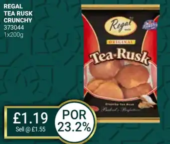 Bestway REGAL TEA RUSK CRUNCHY offer