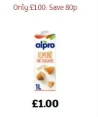Sainsbury's Alpro Almond 1L offer