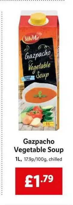 Lidl Gazpacho Vegetable Soup offer