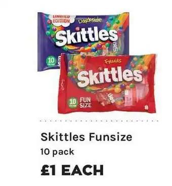 Mace Skittles Funsize offer