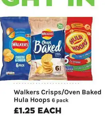 Mace Walkers Crisps-oven Baked Hula Hoops offer