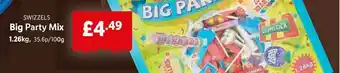 Lidl Swizzels Big Party Mix 1.25Kg offer
