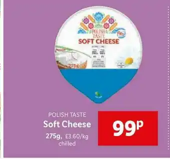 Lidl Polish Taste Soft Cheese 275g offer
